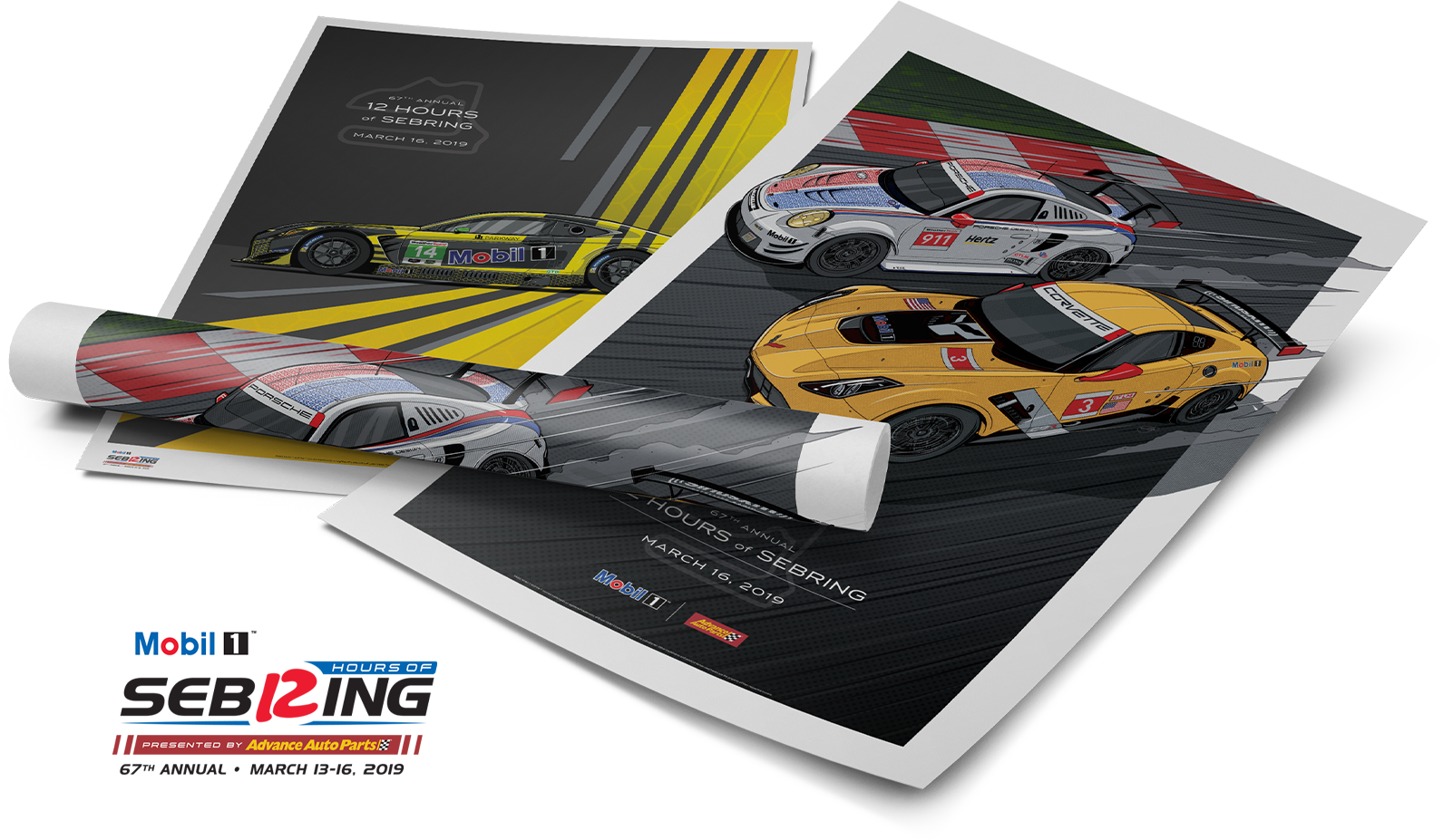 Sebring Poster Mockup